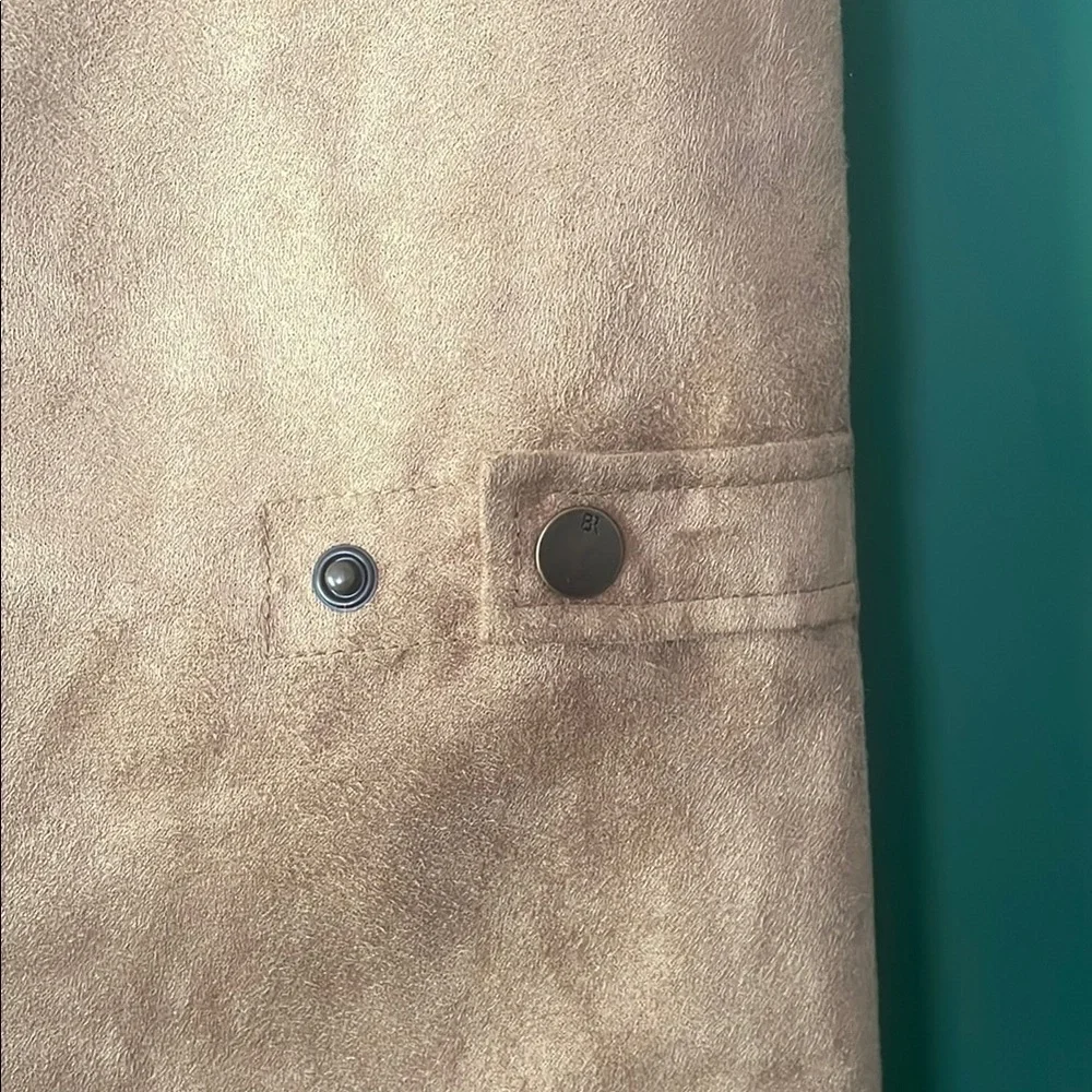 Banana Republic Men's S Brown Faux Suede Vest NWT Fall Layering Soft